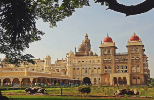 Mysore Palace in Karnataka is evidence of India's royal history.